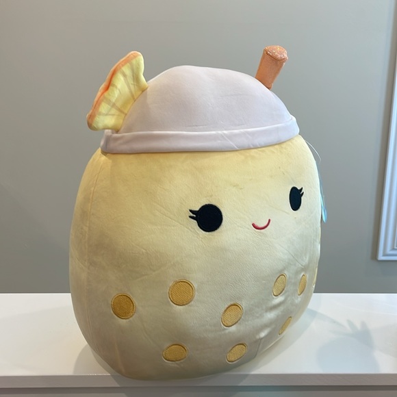 NWT 14” Miki the Pineapple 🍍🧋 Boba Tea Drink Squishmallow - Picture 2 of 6